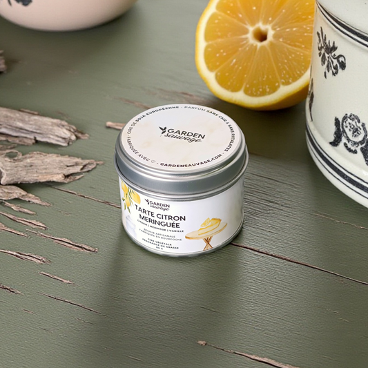 Bougie Tarte citron meringuée