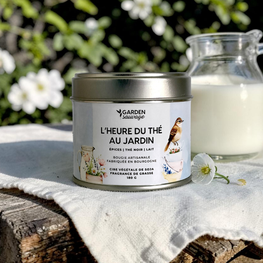 Bougie L'heure du thé au jardin