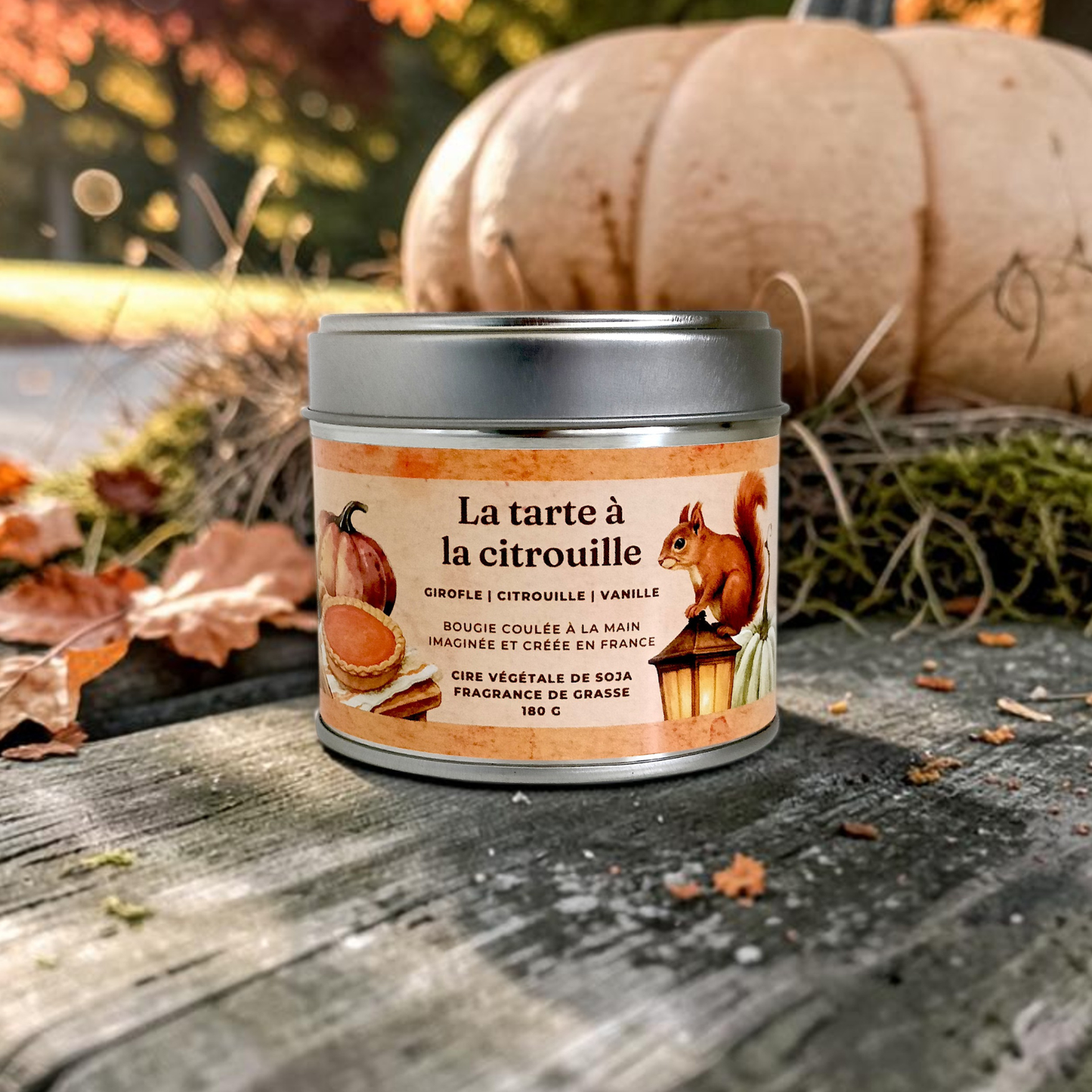 Bougie - La tarte à la citrouille