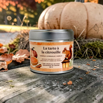 Bougie - La tarte à la citrouille