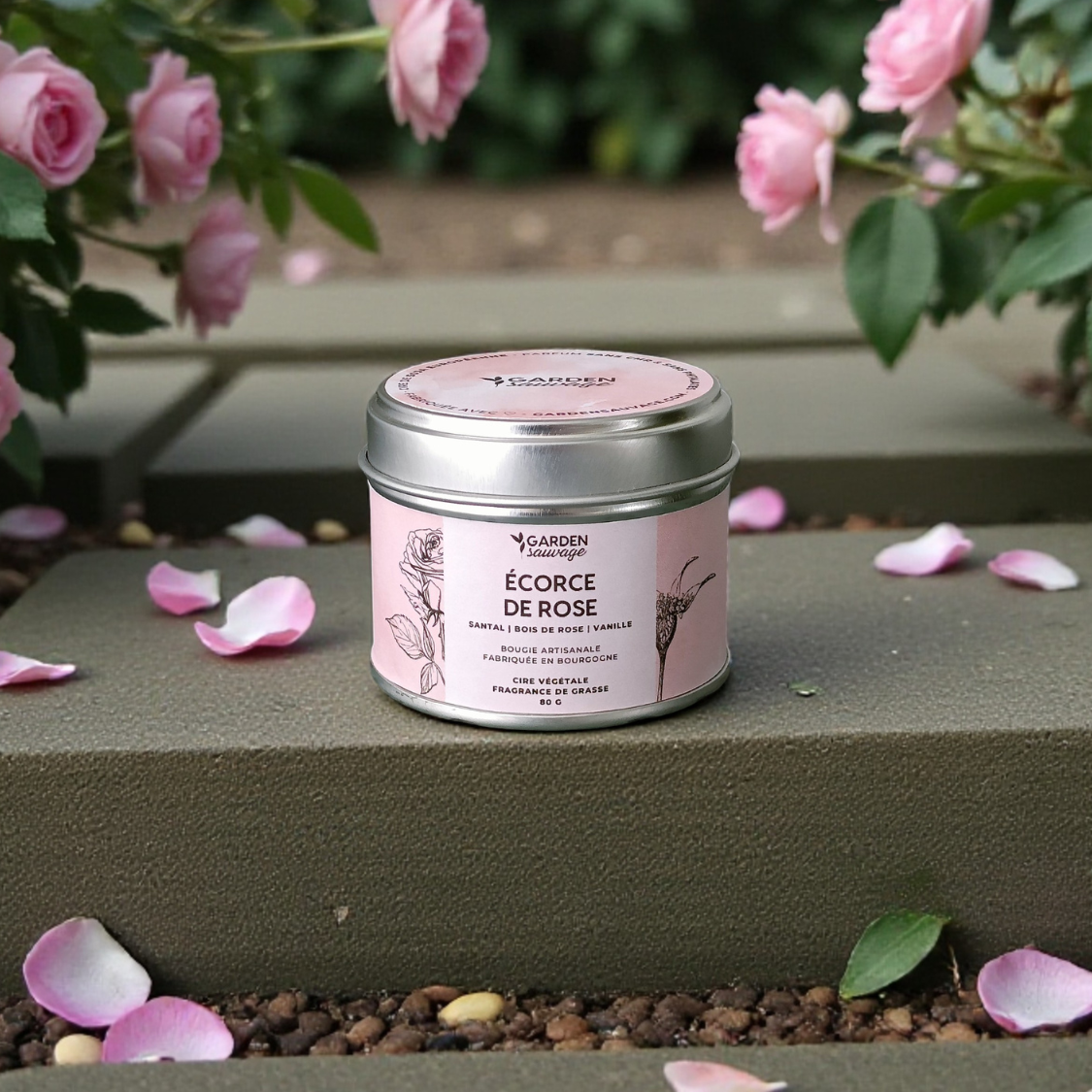 Bougie Écorce de rose