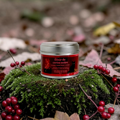 Bougie - Elixir de cerise noire