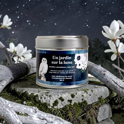 Bougie - Un jardin sur la lune