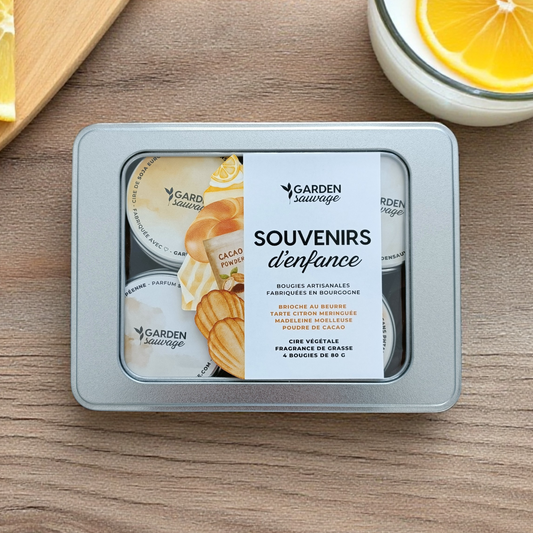Coffret bougies Souvenirs d'enfance